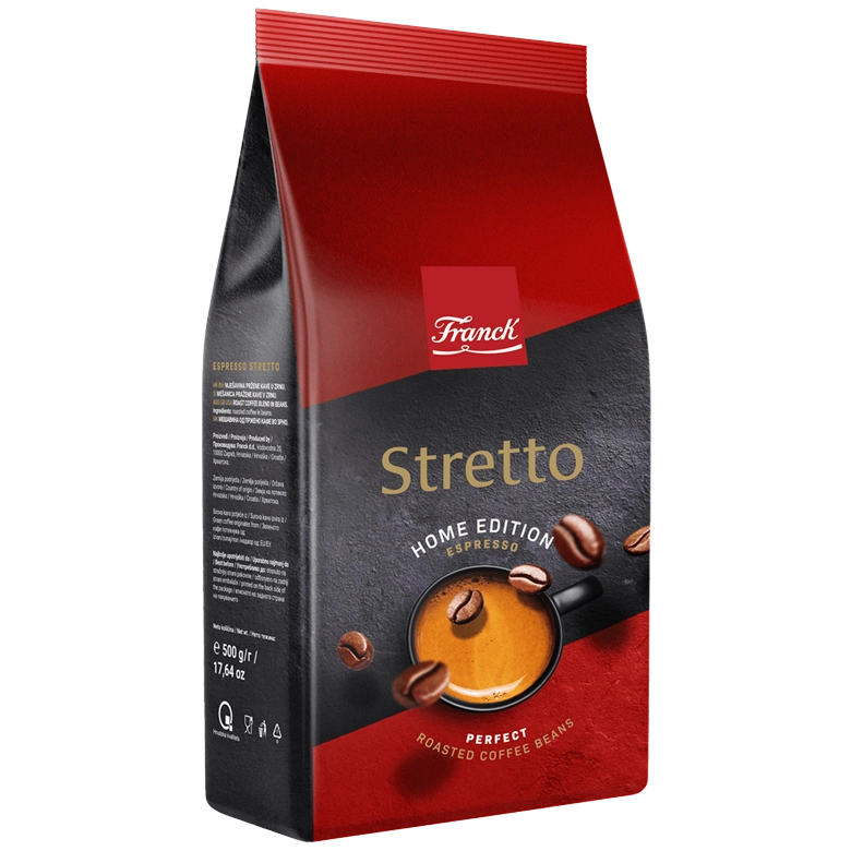Franck Espresso Stretto home edition, zrnková káva 500g