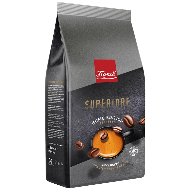 Franck Espresso Superiore home edition, zrnková káva 500g