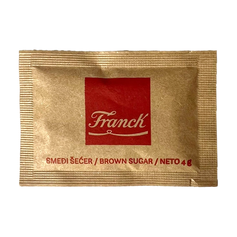 Hnedý cukor FRANCK 2,4kg (porciovaný) Hnedý cukor FRANCK 2,4kg (porciovaný)